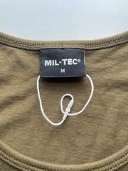 Mil-Tec Tank Top Vest Mens Size M Olive Green Cotton Graphic Print