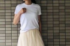 UNIQLO Crew Neck T-Shirts 100% cotton XS-3XL 8Color WOMEN New Japan 476510