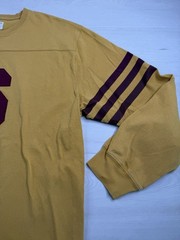 Vtg American Eagle Long Sleeve Rugby Football Shirt Heavy Cotton Y2K Mens XL