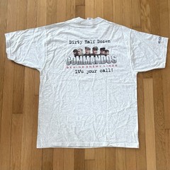 Vintage 1998 Commandos PC Game Promo Tee Shirt Eidos Mens Large Gaming Promo
