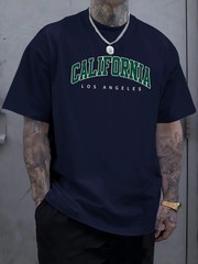 California Graphic T-Shirt Men’S Tees Casual Short-Sleeve Shirt for The Summer ❀