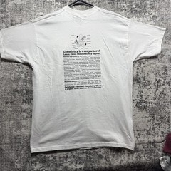 Vtg National Chemistry Week Shirt XL Science Scientist Grunge Colorful Graphic