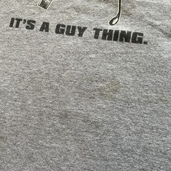 Vintage 90s Dad T-Shirt Mens XXL Knife Art Tools Grilling “It’s A Guy Thing” Y2K