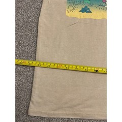 Peanuts Graphic Tee Unisex Small Tan Excellent Arizona Snoopy Woodstock Sunset