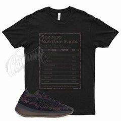 Black SUCCESS T Shirt match YZ Boost ONYX fade mist mauve utility vanta salt