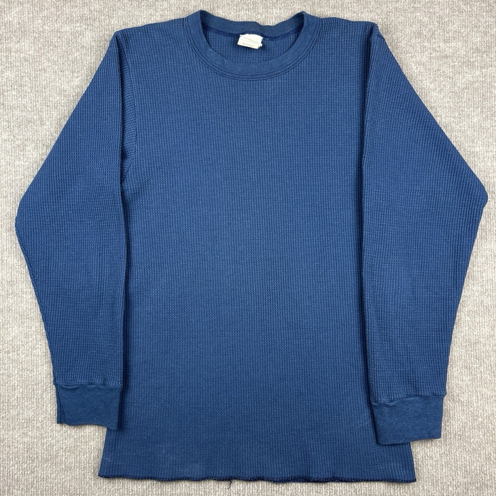 Vintage Wright’s Thermal Mens Large Waffle Knit Base Layer Grunge USA Made 80s