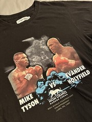 Headgear Classics Vintage Mike Tyson vs Holyfield Tshirt Mens Size XL 1997 MGM