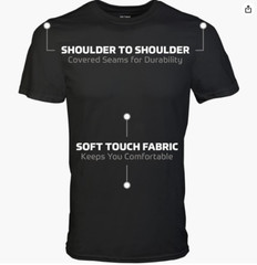 Gildan Men’s Crew T-Shirts, Multipack, Style G1100, Black 100% Cotton Size X-L