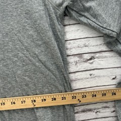 Faherty Henley Shirt Men’s XL Gray Heathered Cloud Cotton Casual Long Sleeve