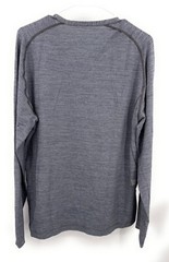 Mack Weldon Mens Gray Long Sleeve Round Neck Athletic T Shirt Size L
