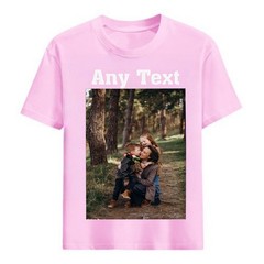 Personalized Casual T-Shirt with Custom Logo Pattern – Soft Tee for Men Women