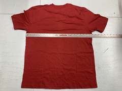 American Apparel Sustainable Collection USA MADE Vneck Tee 100% cotton RED L