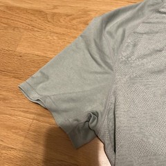 Nike Shirt Mens XL Grey Running Dri Fit Training Miler Camo Polyester Swoosh