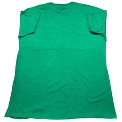 Holiday time Green Elf unisex T shirt Size Large Christmas Recycled Short Sleeve