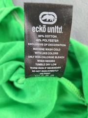 ECKO Unltd. Men’s Color Block Graphic Tee Green/Grey Size Large New With Tags