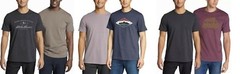 Eddie Bauer Men’s Ultra Soft Graphic & Crew T-Shirts , 1 or 2-Pack