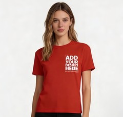 Custom Gift T-Shirt Personalized Photo Text Print For Family Friends Birthday