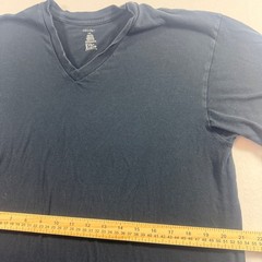 Calvin Klein Black T-Shirt Lot Men’s Large Crew Neck & V-Neck Cotton 3 Pack
