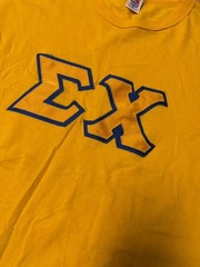 Vintage Russell Athletic Sigma Chi XL T-Shirt – Greek Letters NWOT