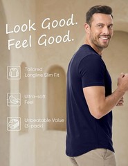 JMIERR Men’s 3 Pack Cotton Hipster Hip Large, A-navy Blue/Light Grey/Sky Blue