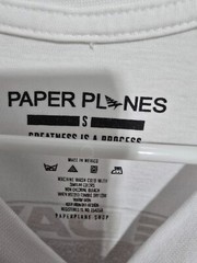 Paper Planes Since Day One Short Sleeve Tee in White – Size Small
