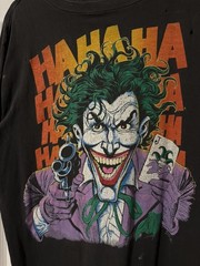 Vintage Joker T-Shirt Size XL 1989 Ha Ha Ha Batman Single Stitch USA DC Comics