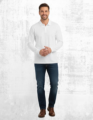 Men’s Seasalt Cotton Collared Button Up Rugby T-shirt Top Cotton Pockets White (