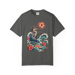 Hibiscus Surf Kite Heron T-Shirt Graphic