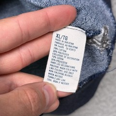 American Eagle Thermal Shirt Mens XL Blue Raglan Sleeve Long Sleeve Preppy