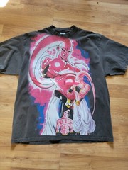 MAJIN BUU DRAGON BALL Z ON A SHAKA HEAVYWEIGHT GARMET DYED T SHIRT “MODERN”