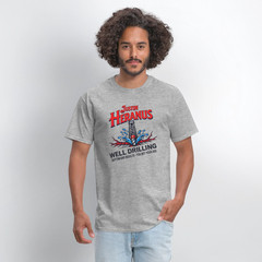 Justin Heranus Well Drilling T-Shirt – Funny Adult Humor Tee
