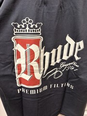 Rhude Fumar 91 Graphic Logo Print Men’s Black/Red/White Cotton T-Shirt XL