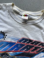 Y2K Mark Martin NASCAR Shirt XL White Blue Graphic Streetwear Viagra Racing