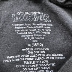 Halloween Shirt Mens Medium Black Movie Horror Graphic Tee Michael Myers