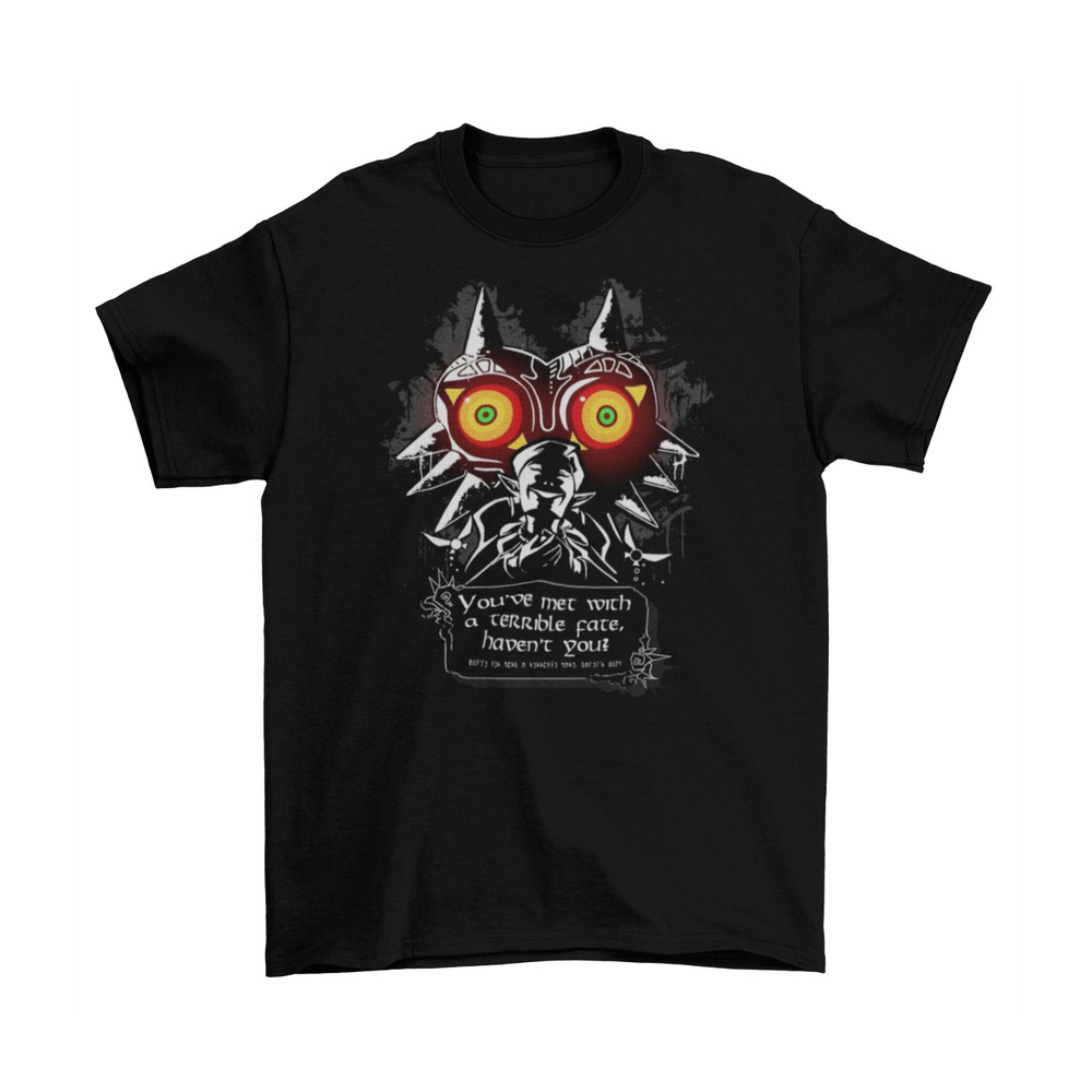 Majoras Mask Legend of Zelda T-Shirt Cotton Unisex Adult Funny N64 Link New
