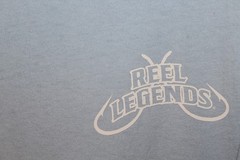 Reel Legends T-SHIRT Mens Size 2XL Blue Short Sleeve HOGFISH