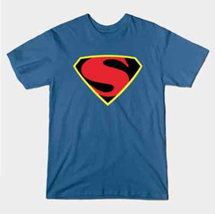Max Fleischer Retro Superman Logo T-Shirt