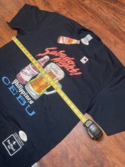 San Miguel Cebu Philippines Beer Graphic Print Black Cotton T-Shirt Men’s XXXL