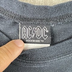 Vintage Y2K AC/DC Back in Black Shirt 2006 Size Medium Black Band T Rock n Roll