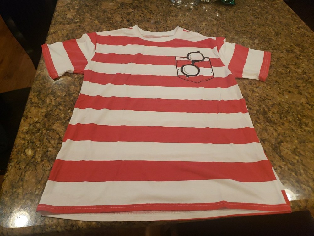WHERE’S WALDO tee/ Sz ADULT XS/Halloween/Dress Up