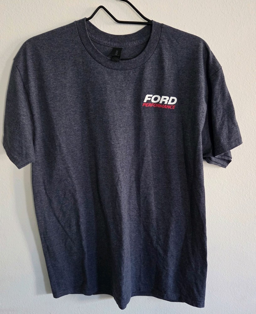 Ford Performace Cars Graphic T-shirt Nascar Gildan Racing Tee Size Large Blue L