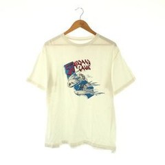STANDARD CALIFORNIA Tshirt Cut and Sew Print L White Skull /CX GY03 Men’s