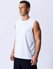 Men’s 5 Pack Athletic Tank Tops Quick Dry Workout Shirts Breathable Gym Sleev…