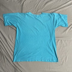 Vintage Bondi Beach Australia Sydney Blue T Shirt Size 42 Large READ All Cotton