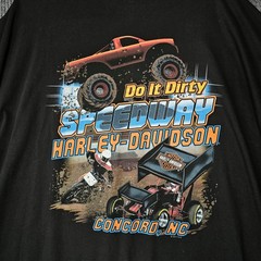 Harley-Davidson Speedway Concord NC Racing T-Shirt Black 4XL Do it dirty