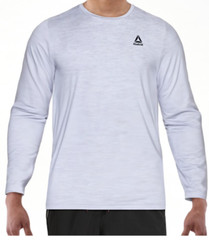 NWT Reebok Mens Delta Core LS Tee, moisture management Choose color & size