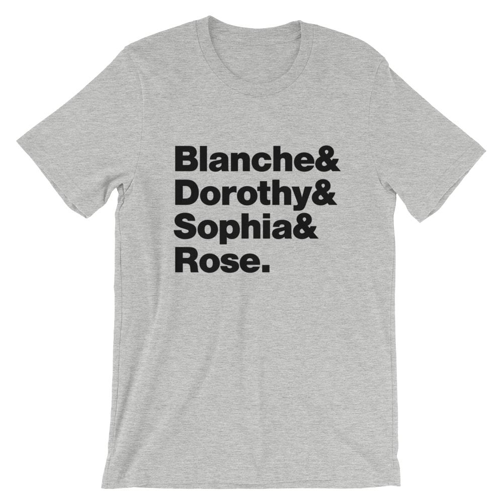 Golden Girls T-Shirt. Black White Gray or Red Soft Cotton Premium Tee