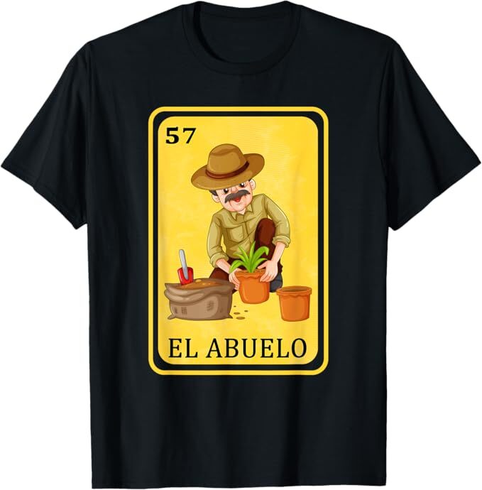 Spanish-Mexican Bingo Funny Gifts – El Abuelo T-Shirt