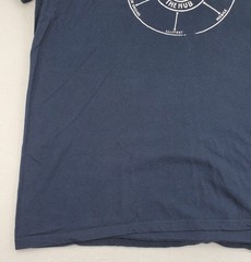 Hattiesburg The Hub T Shirt Mens 2XL Navy Blue Mississippi Map Graphic District