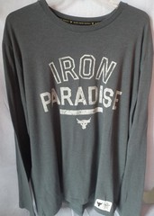 Under Armour Men’s Project Rock Iron Paradise Long Sleeve Shirt, Size XL